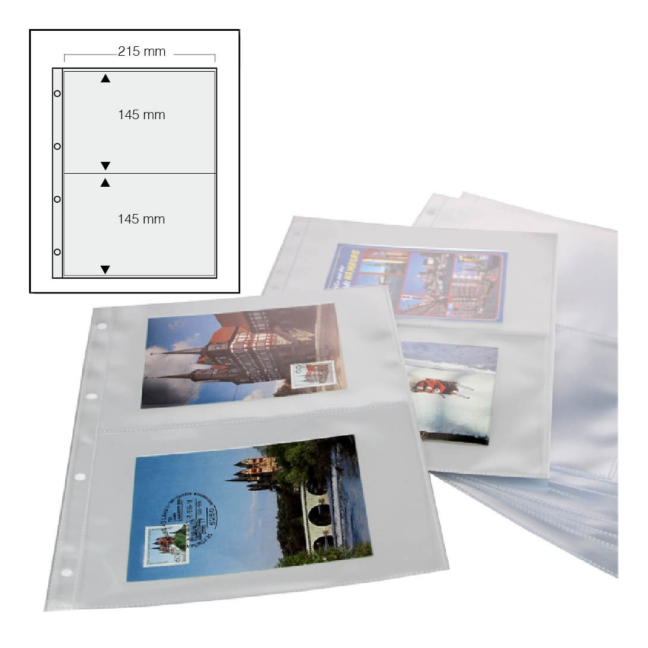 Compact A4 Two Pocket Album Page