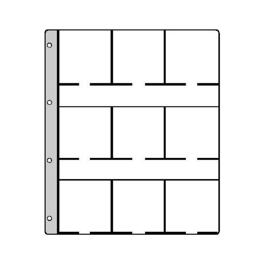 GM 9 Super vahelehed 67x67 mündiraamidele