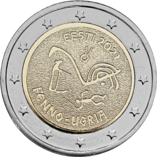 Eesti 2€ 2021 soome-ugri rahvad