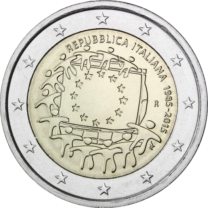 Itaalia 2€ 2015 EL lipp