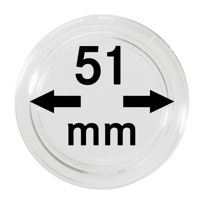 Coin capsules internal Ø 51 mm