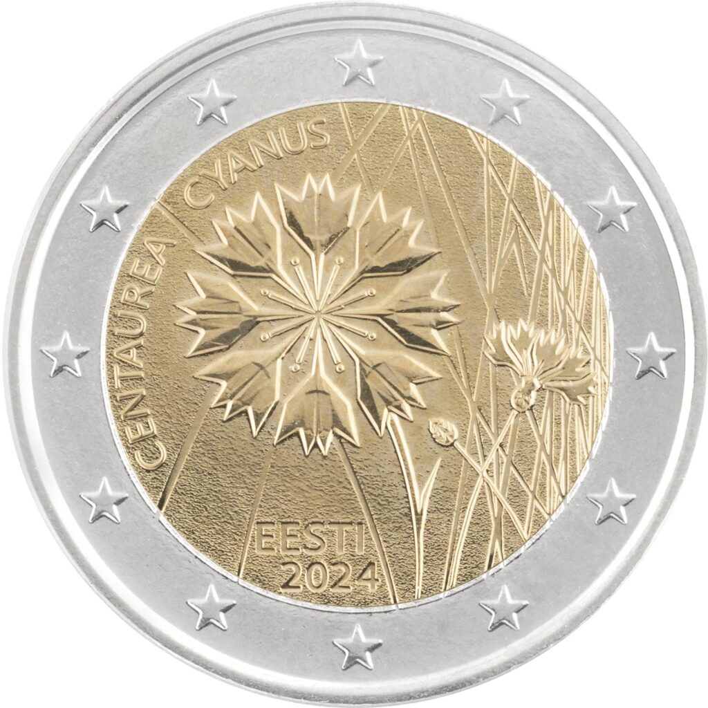 Eesti 2€ 2024 rukkilill