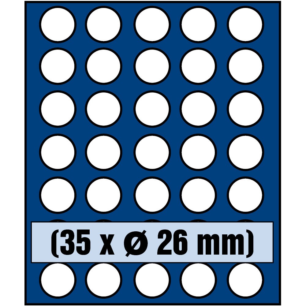 Nova mündisahtel müntidele ∅26 mm (2€)