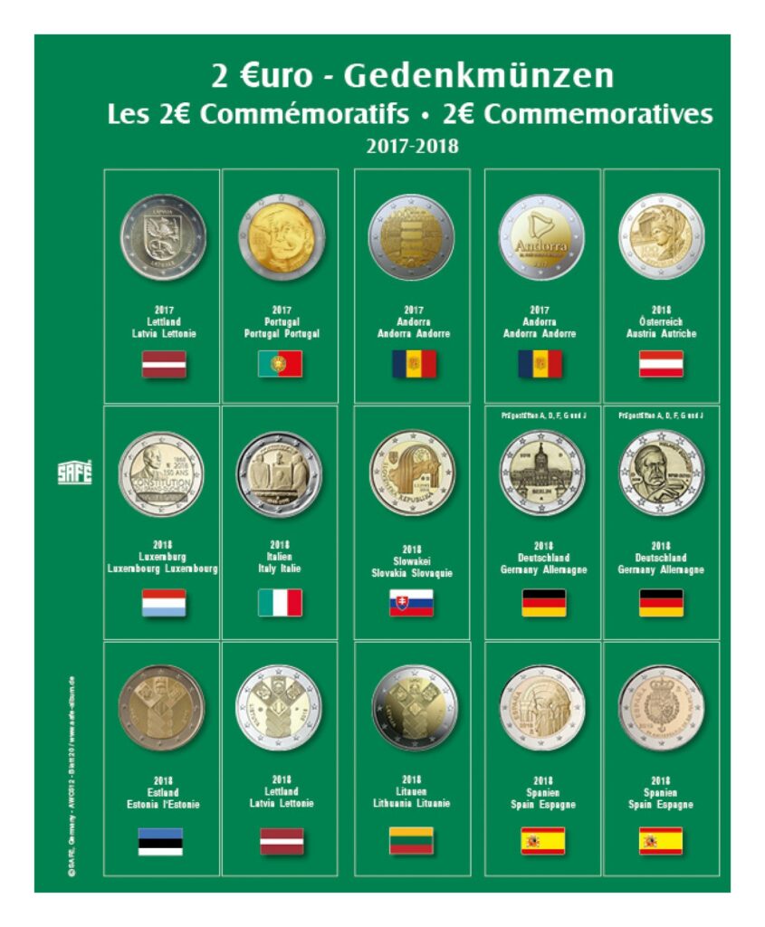 Premium mündialbum 2€ lisaleht 2017-2018