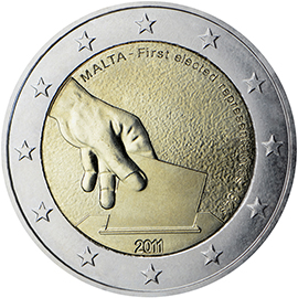 Malta 2€ 2011 Konstitutsioon