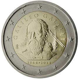 Itaalia 2€ 2014 Galileo Galilei