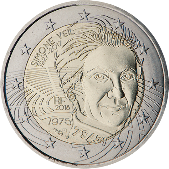 Prantsusmaa 2€ 2018 Simone Veil