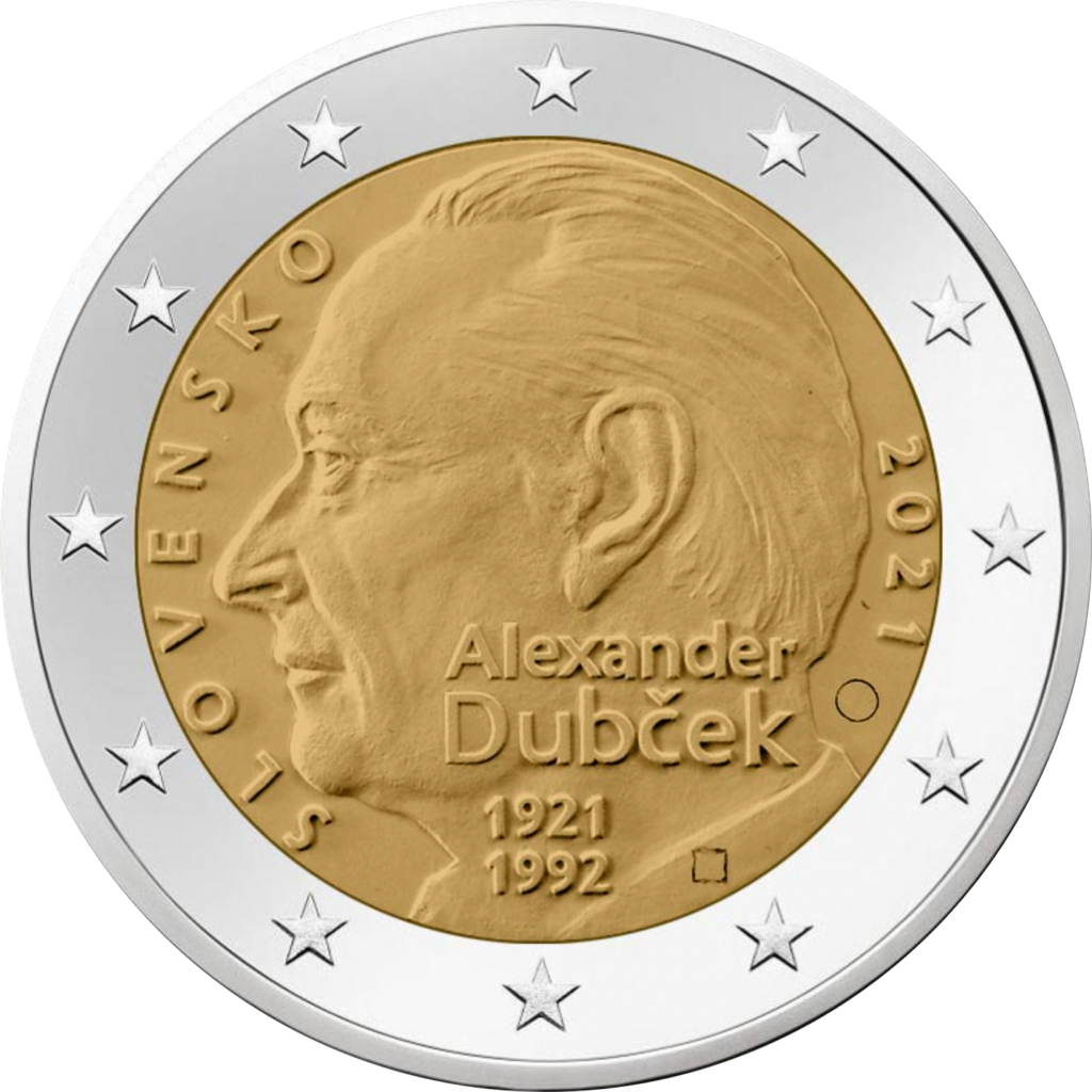 Slovakkia 2€ 2021 Alexander Dubcek