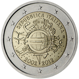 Itaalia 2€ 2012 TYE