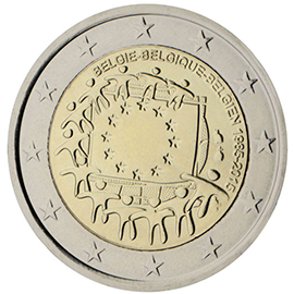 Belgia 2€ 2015 EL lipp