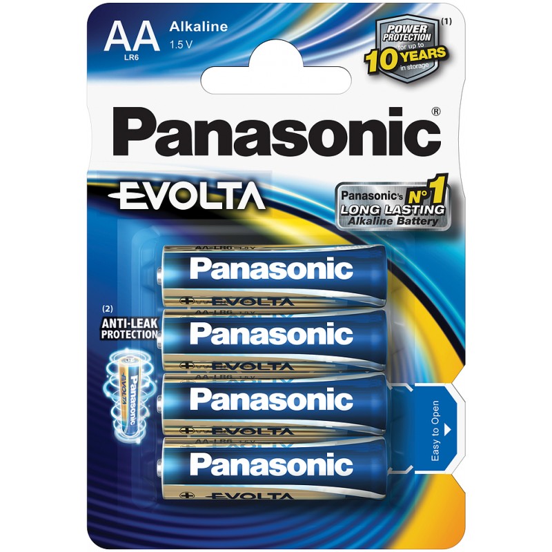 Panasonic Evolta AA/LR6 patarei 4-pakk